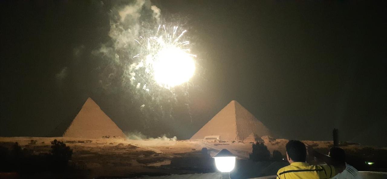 Tut Pyramids View Hotell Kafret el-Gabal Exteriör bild