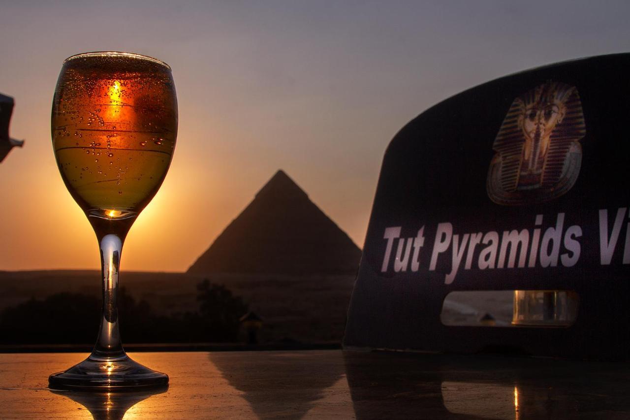 Tut Pyramids View Hotell Kafret el-Gabal Exteriör bild